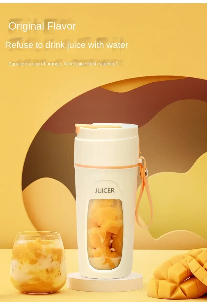Blender Portable Mini Électrique 8 Lames | Smoothies & Jus Frais – 3000mAh