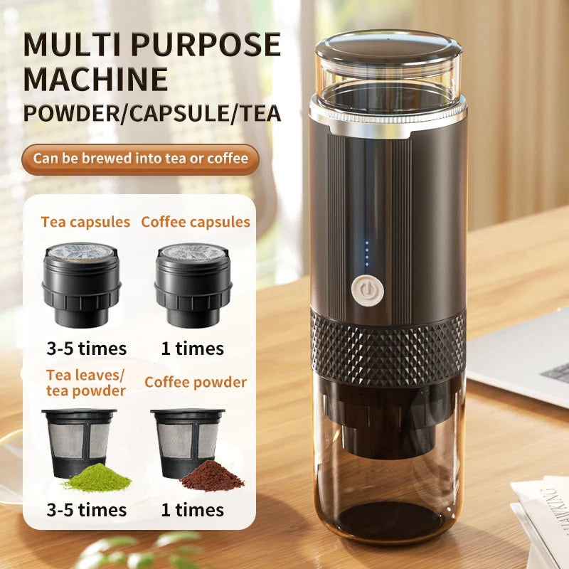 Ultimate Portable Coffee Maker: Brew Your Favorite Coffee Anywhere with Ease!